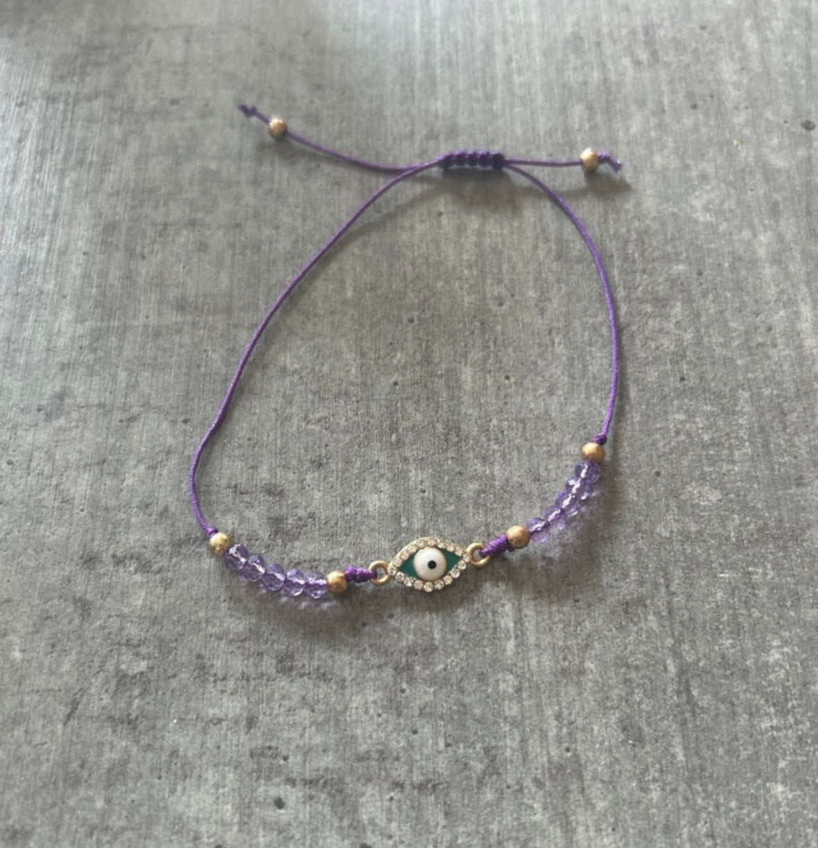 Bracelet œil strass