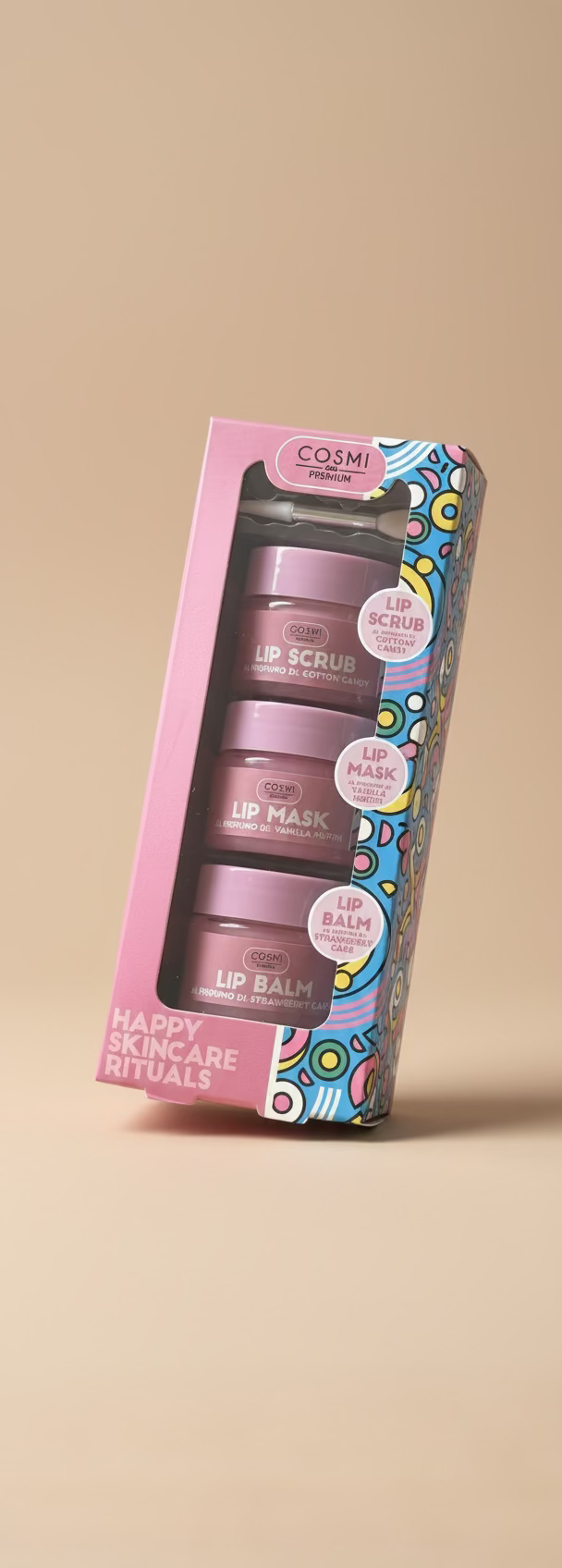 Set 4 pièces lèvres