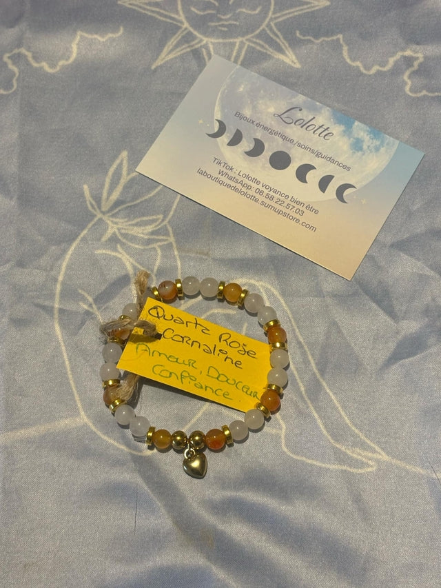 Bracelet enfant ou ados Amour confiance en soi douceur