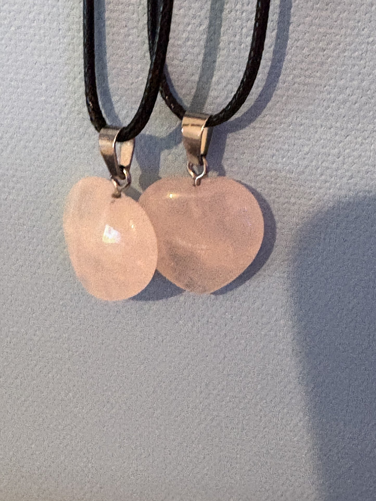 Collier cœur pierres naturelles
