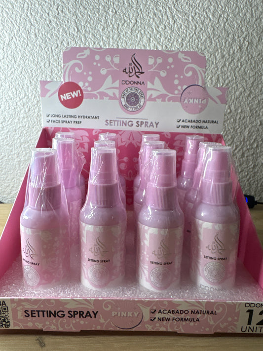 Spray fixateur de maquillage hydratant