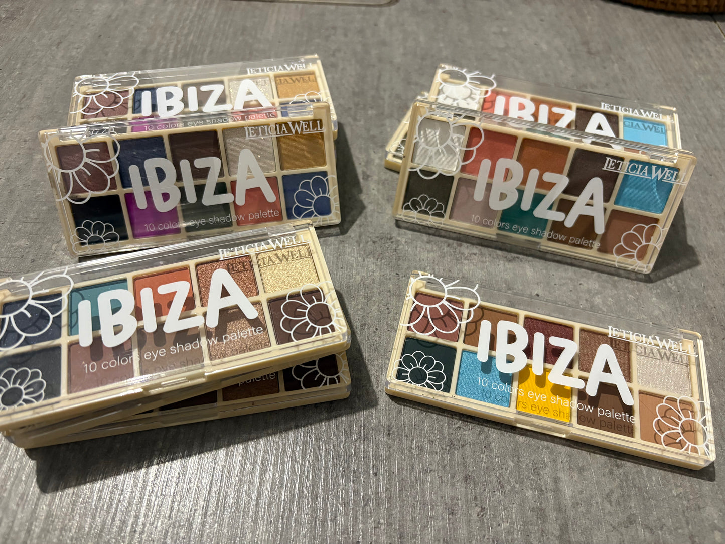 Palettes IBIZA 10 couleurs