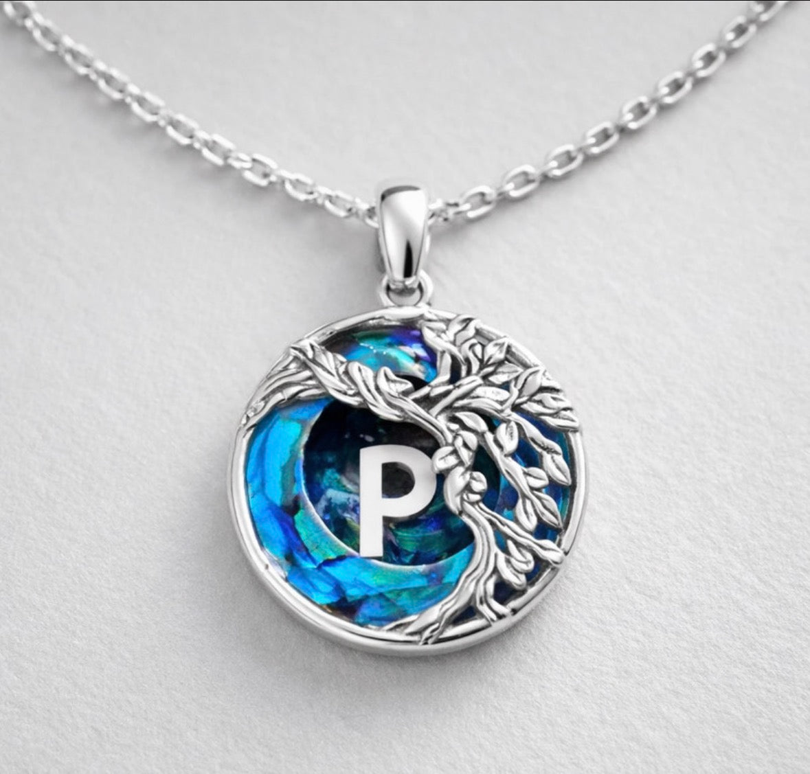 Collier arbre de vie Lettre