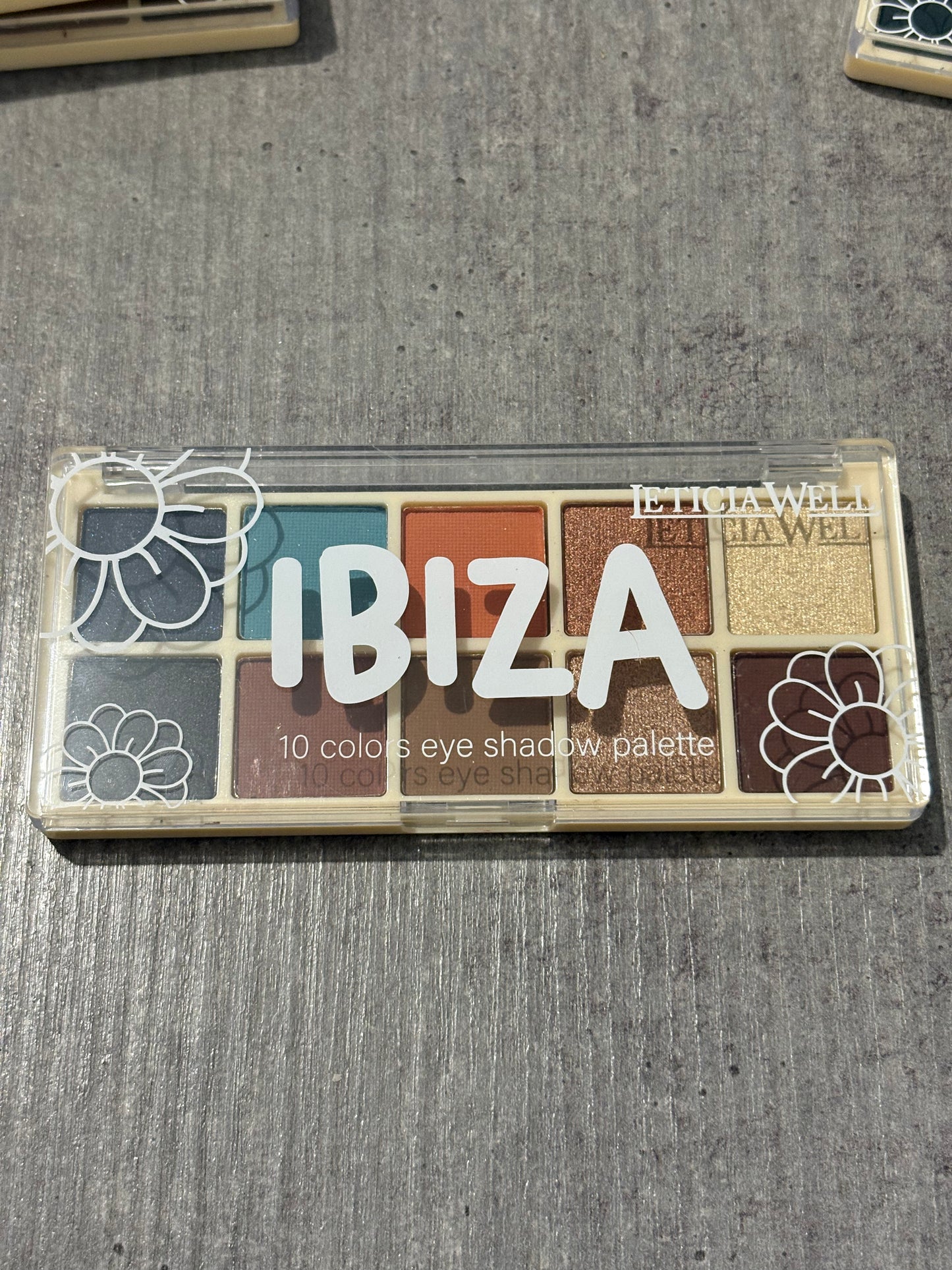 Palettes IBIZA 10 couleurs