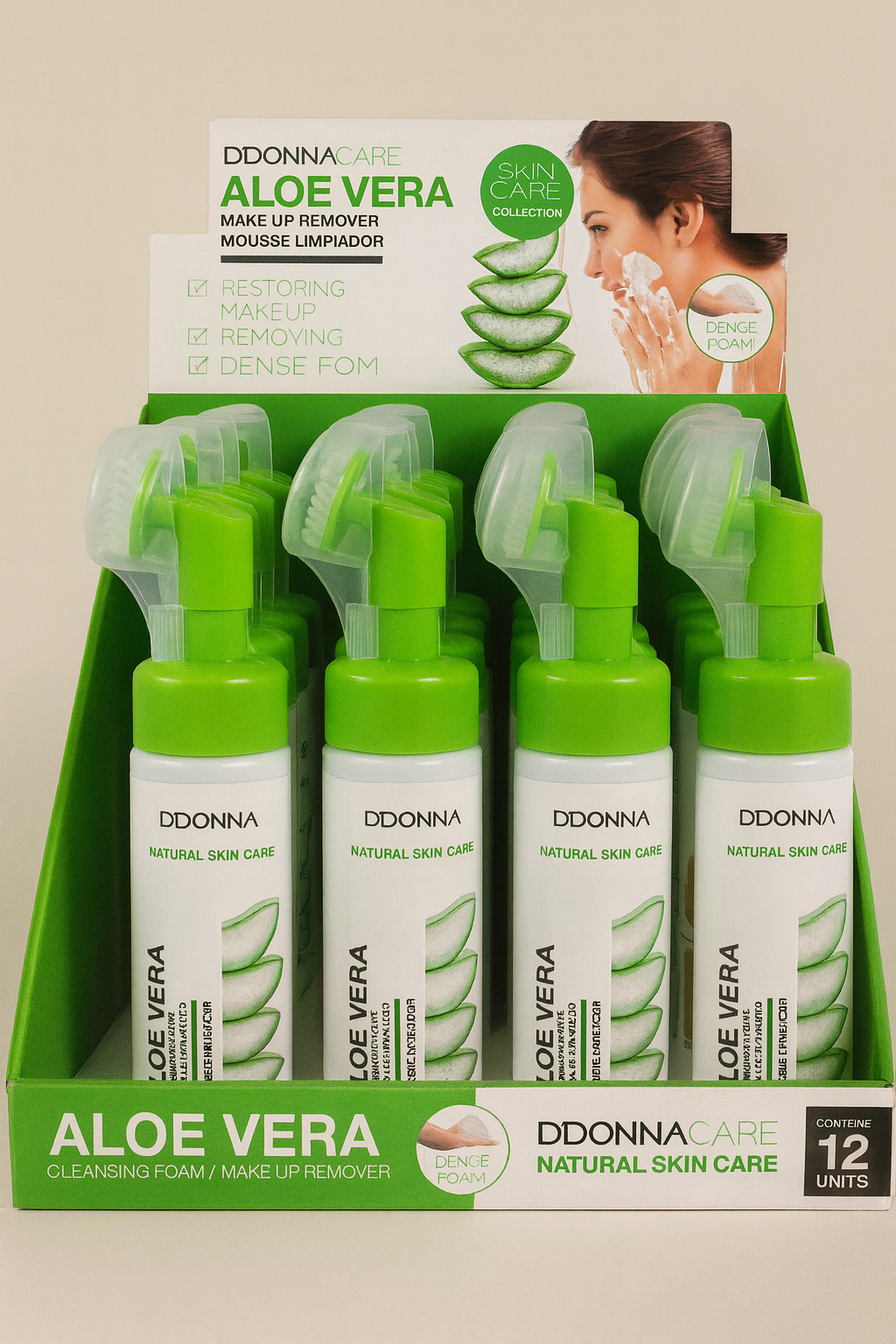 Mousse nettoyante à l’aloe Vera