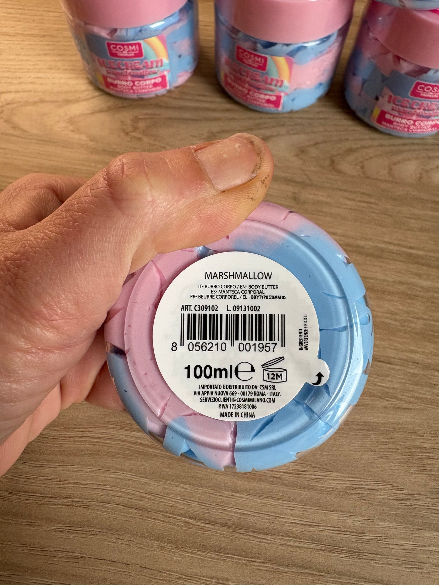 Beurre corporel Ice cream Marshmallow