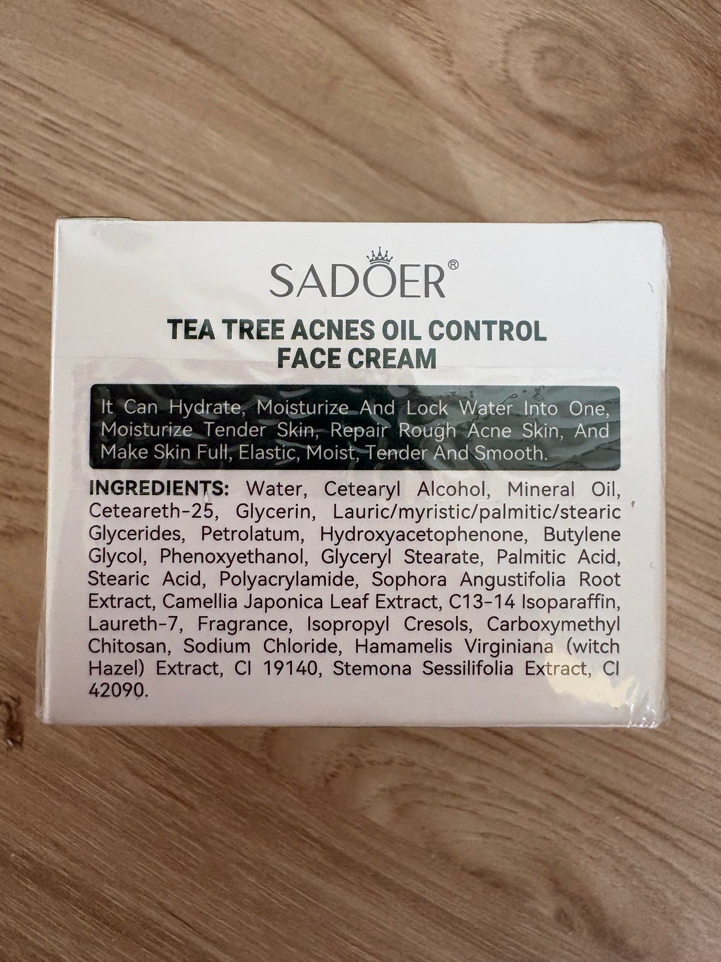 Crème visage Anti acnés